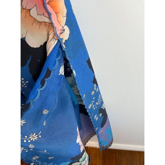 Authentic Vintage Johnny Was Wide Leg Pant w Slits Size Large - Picture 5 of 8